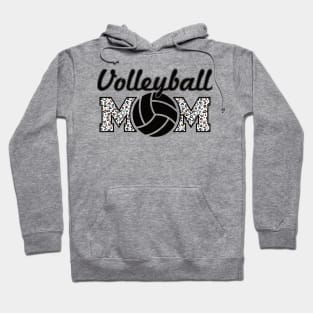 Volleyball Mom Leopard Lover Mother Hoodie